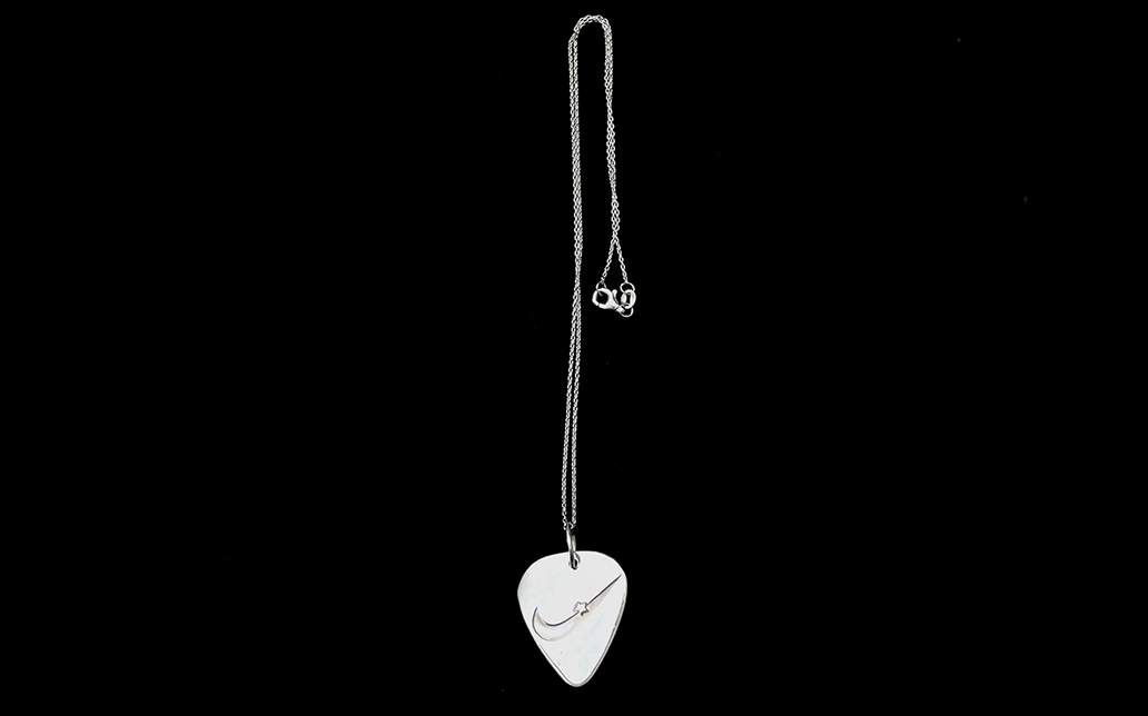 Nike Star Swoop Solid Sterling Silver Guitar Pick