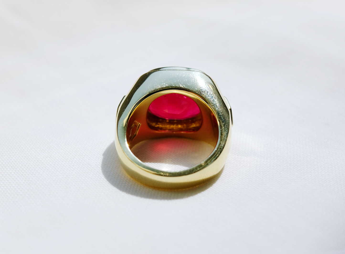 NEW! Solid 10k Gold and Beautiful Ruby Princess Annabelle Ring