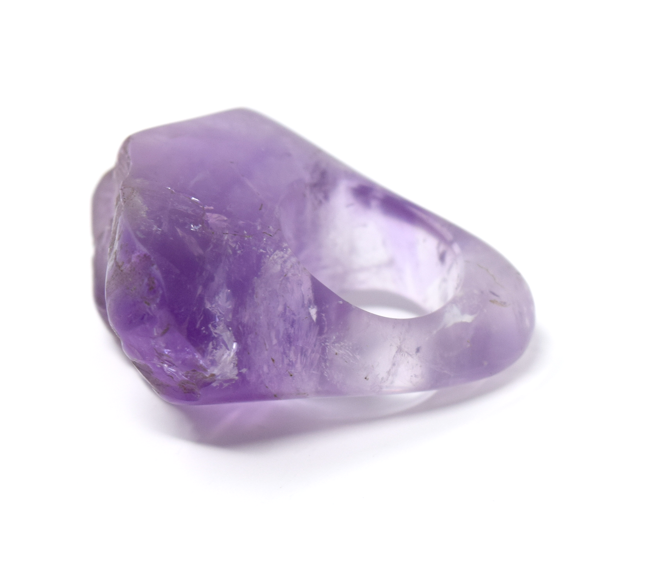 Solid Amethyst Ring