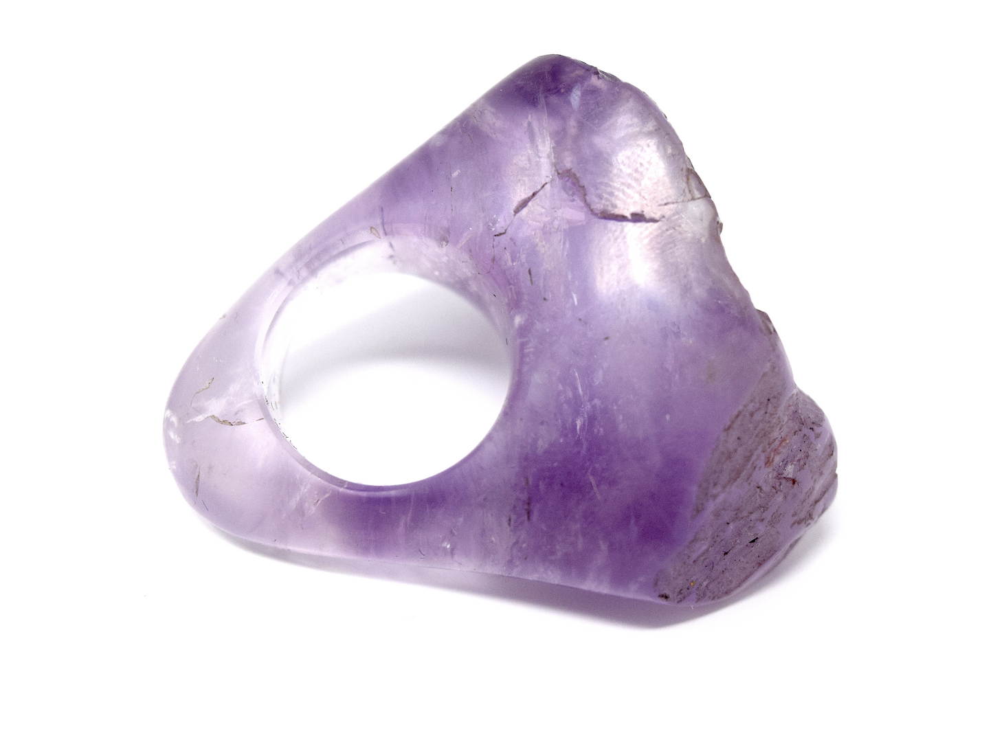 Solid Amethyst Ring