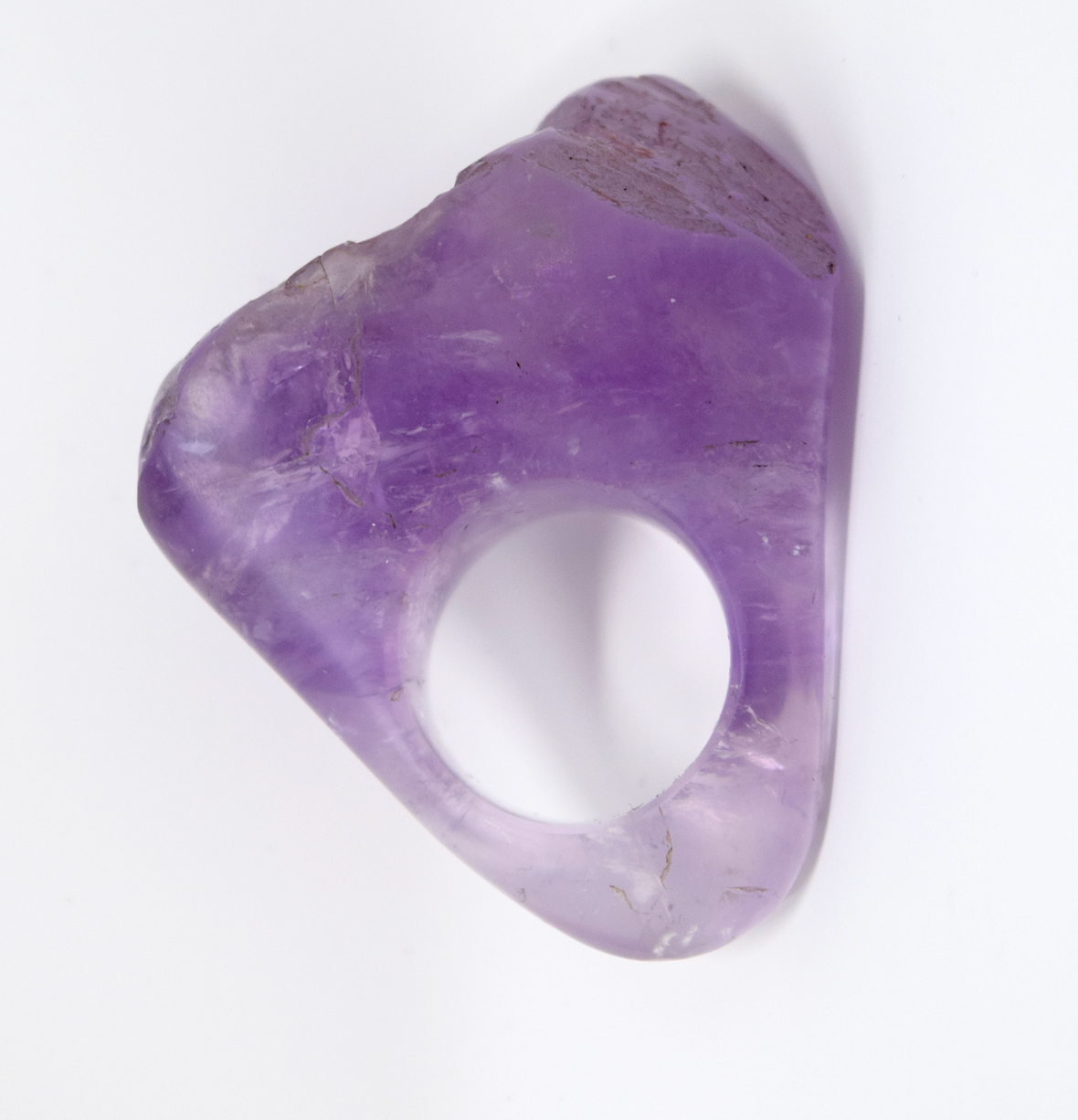 Solid Amethyst Ring