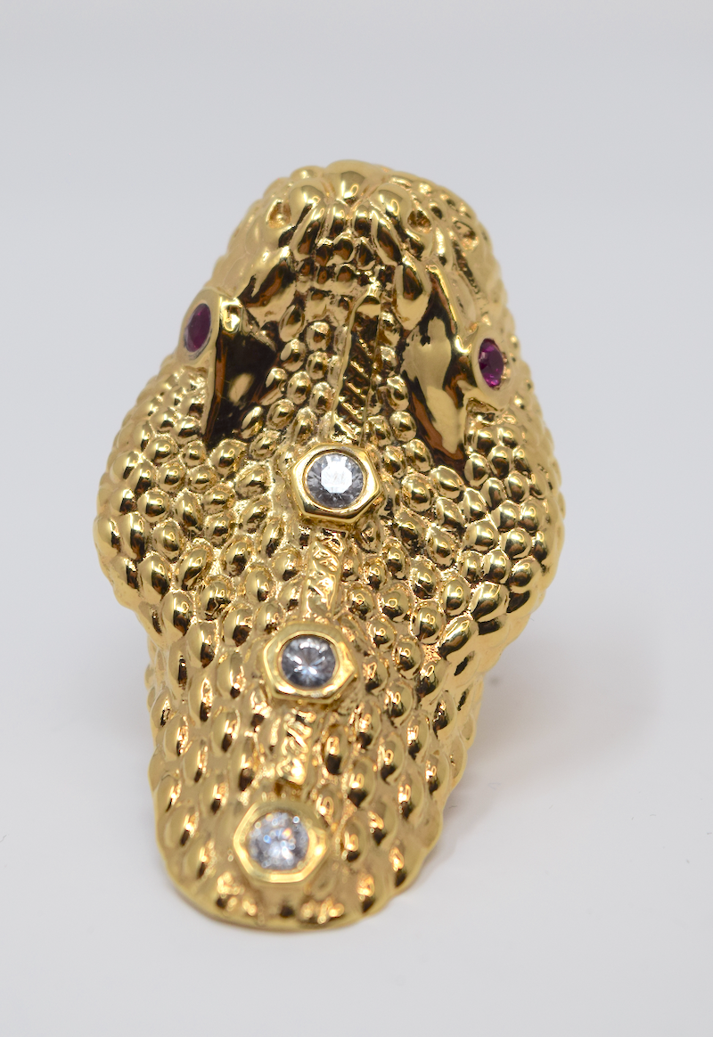 Snake Ring Wrap Animal Adjustable Antique Bronze Plated Brass 6.5-8.5 size  4004 | eBay